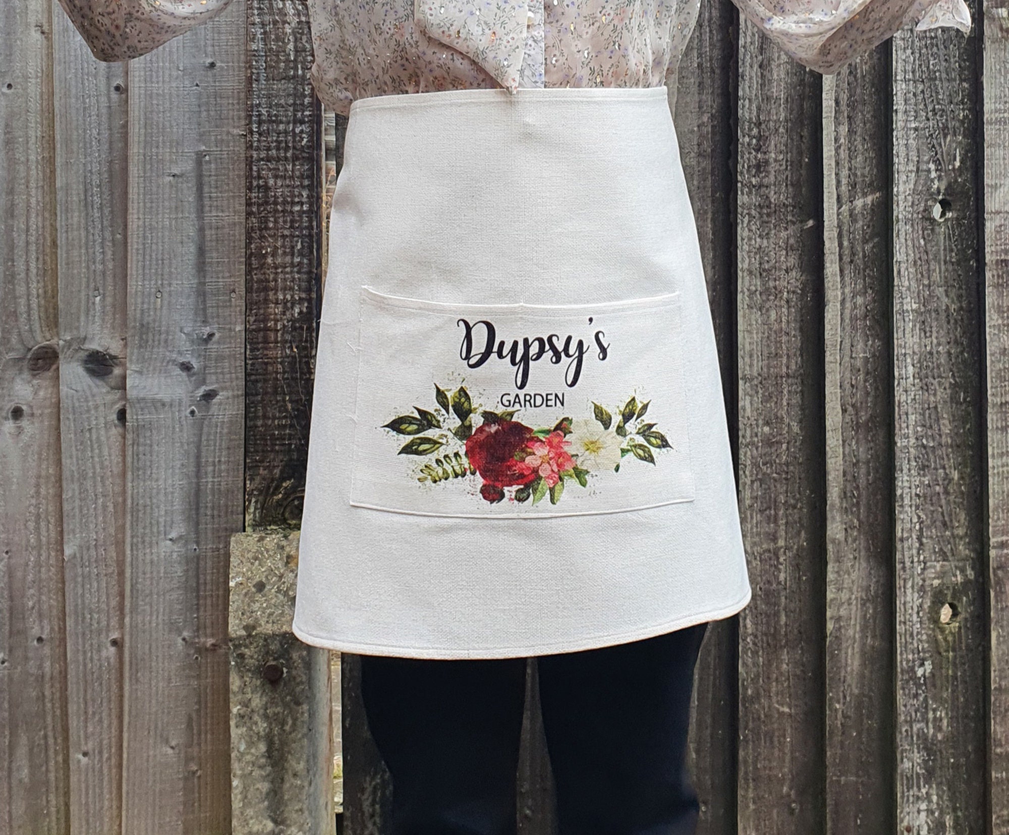 Gardening Apron Personalised Gardening Apron Garden Apron Etsy UK