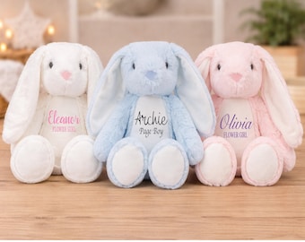 Proposta para Daminha de Honra, Pajem, Lembrança de Casamento, Ursinho de Pelúcia Personalizado "Você quer ser minha daminha de honra?", Presente para Daminha de Honra, Presente para Bebê Recém-Nascido