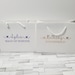 Personalised Gift Bag, Wedding Thank you Gift Bag, Luxury White Gift bag, Bridesmaid Gift bag, Flower Girl Gift Bag, Gift bag for Her 