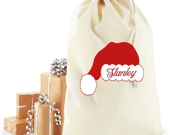 Personalised Santa Sack, Christmas Sack, Child's Christmas Gift Sack, Kids Santa Bag, Santa Toy Bag, Santa Toy Sack, Kids Christmas Gift Bag