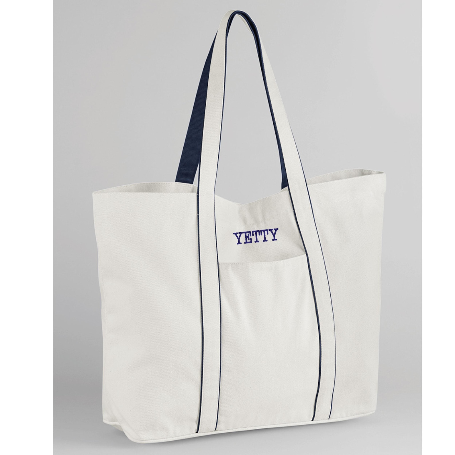 Custom Name Hand-block Tote Bag main image 1