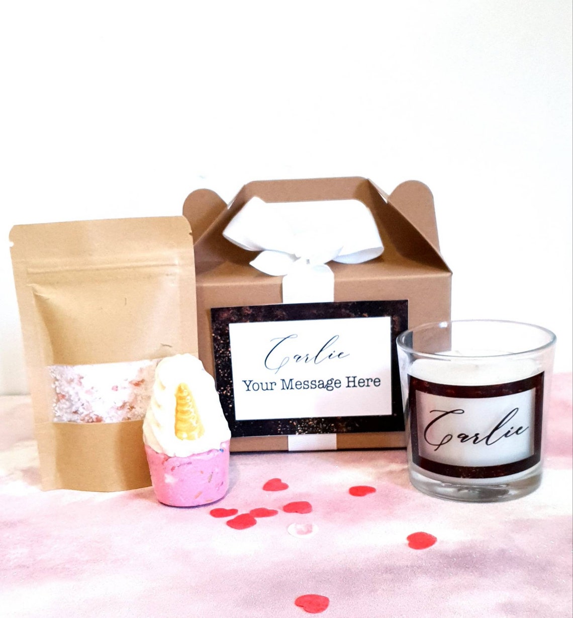 Spa Pamper Gift Box Positivity Gift Box Happy Birthday Etsy