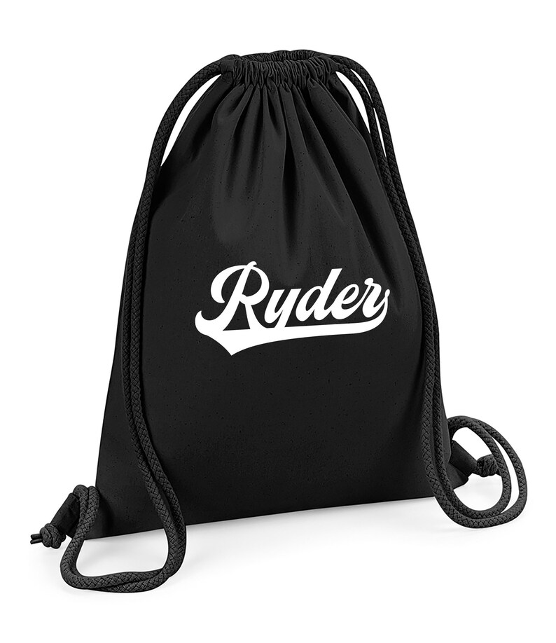 Personalised Gym bag for kids Drawstring Bag for Kids Flower | Etsy