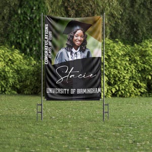 Gepersonaliseerde afstudeerbanner: Class of 2025 fotoachtergrond