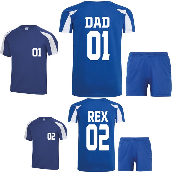 Matching Sports wear for Father, Son and Daughter, Father and Son Matching Shirt, Dad and Daughter Matching Shirt, Matching Sportswear Set
