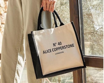 Personalized Birthday Tote Bag: Custom Name & Age Gift