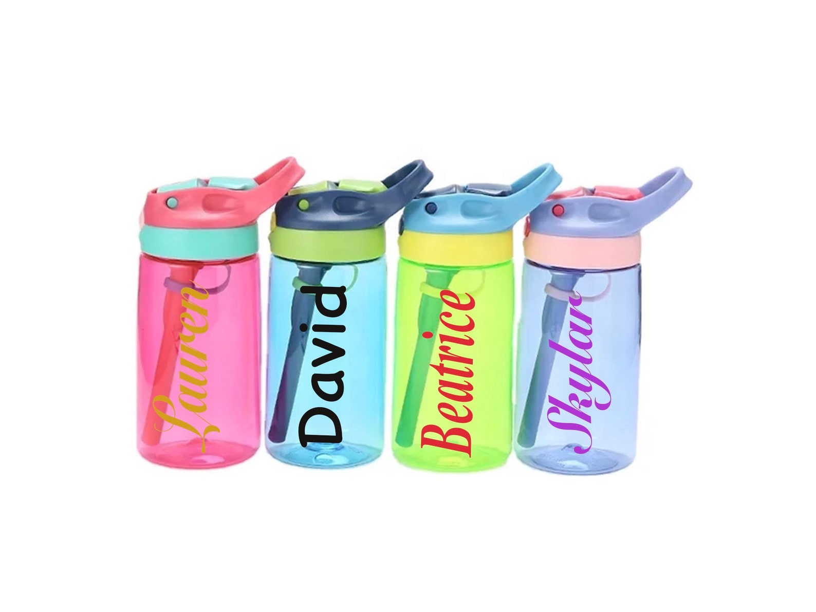 Personalised Kids Water Bottle Custom Name Water Bottle for Etsy