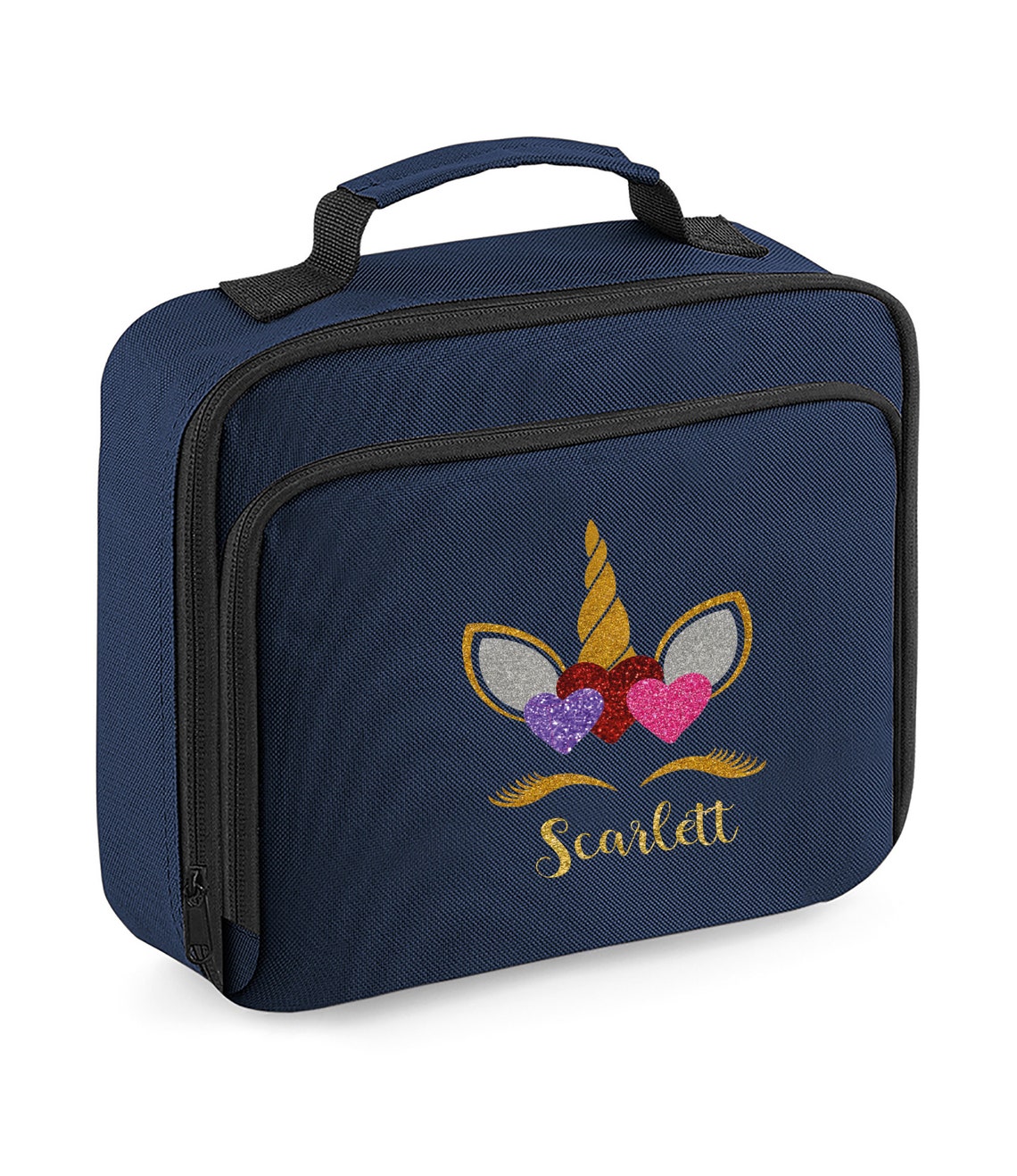 Personalised Unicorn Lunch Bag Unicorn School Lunch Bag Etsy