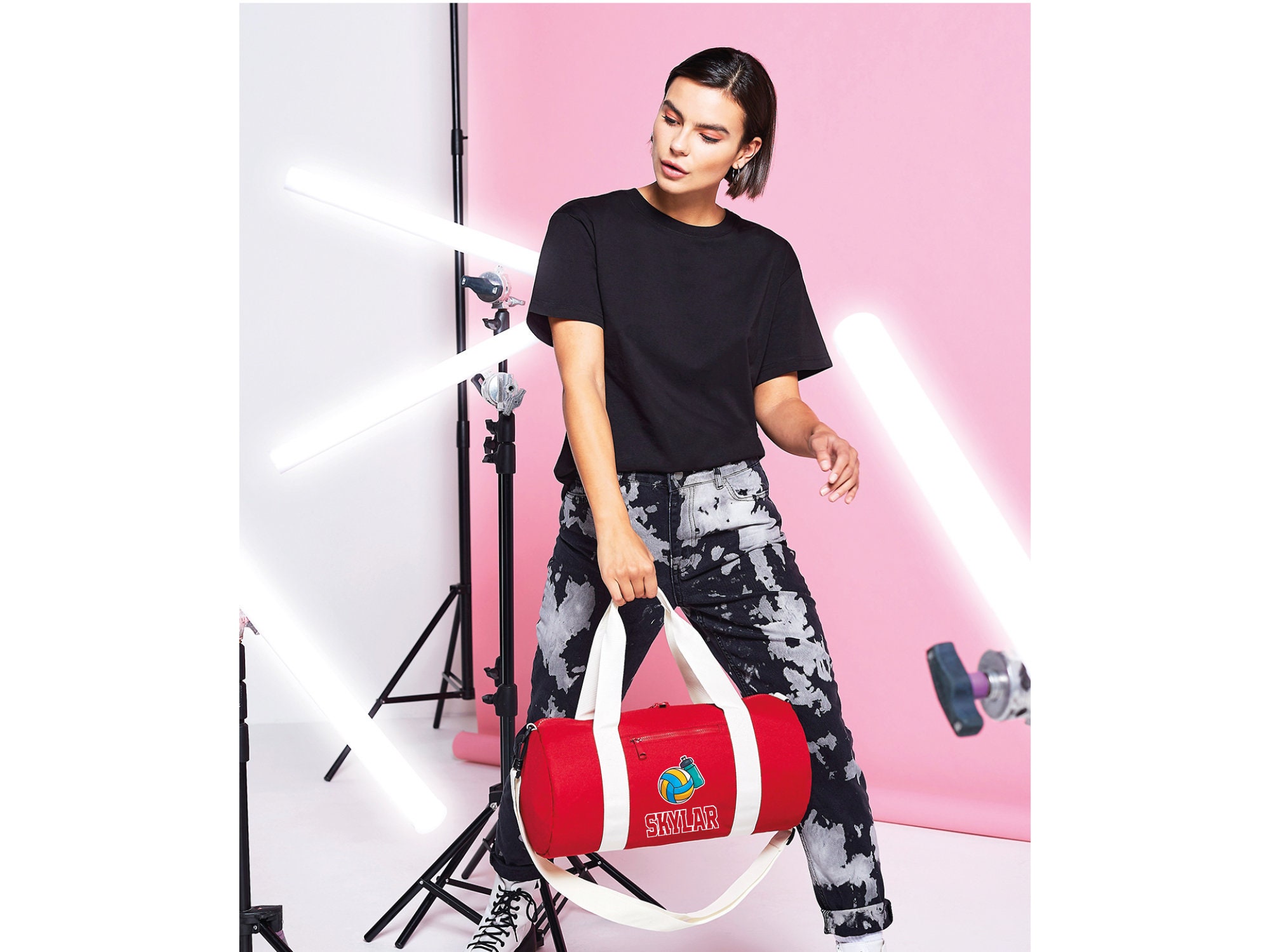 Personalised Netball Bag Custom Sports Bag Netball Game Bag Custom Bag for Netball Kit Netball Bag for Him Her Sports Kit Bag PE Bag Etsy