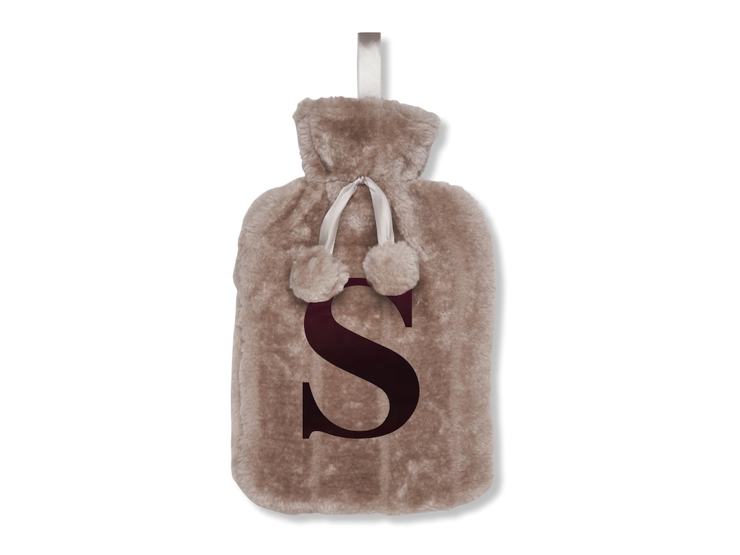 Personalised Hot Water Bottle, Luxury Hot Water Bottle With Cover