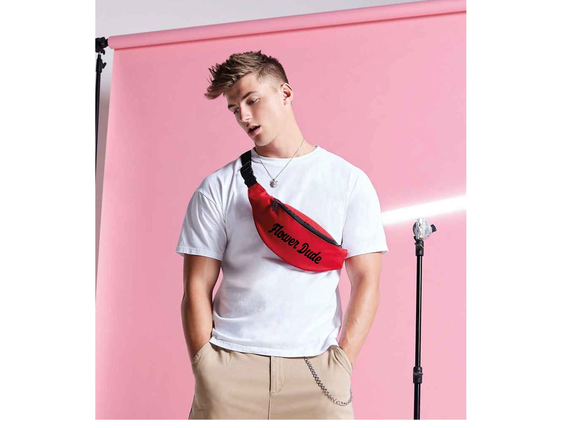 flower man bum bag