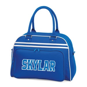 Personalised Bowling Bag, Custom Retro Style Bowling Bag, Bowling Game Bag, Custom Bag for Bowling, Bowling Bag Gift