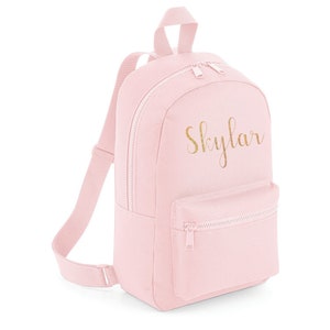 Personalised Name Backpack for Kids, Custom Name Back Pack for Kids Boys Girls, Back to School Essential RuckSack Backpack