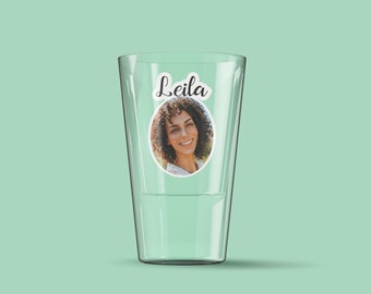 Personalised Shot Glass with Picture and name, Custom Birthday Gift, Best Friend Gift, Best Man, Bridesmaid, Maid of Honour Gift, Hen Party