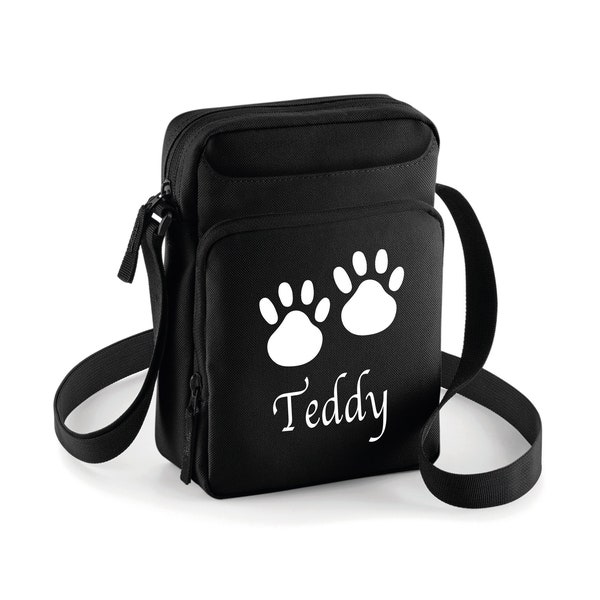 Sac de promenade personnalisé pour chien, Sac avec nom personnalisé pour chien, Sac de friandises pour chien, Cadeau pour maman chien, Cadeau pour amoureux des animaux de compagnie, Cadeau personnalisé pour chien, Sac de rangement pour chien