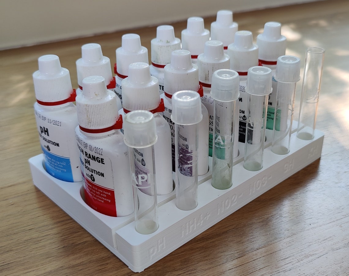 Aquarium Test Tube and Solution Holder 6 tube Etsy