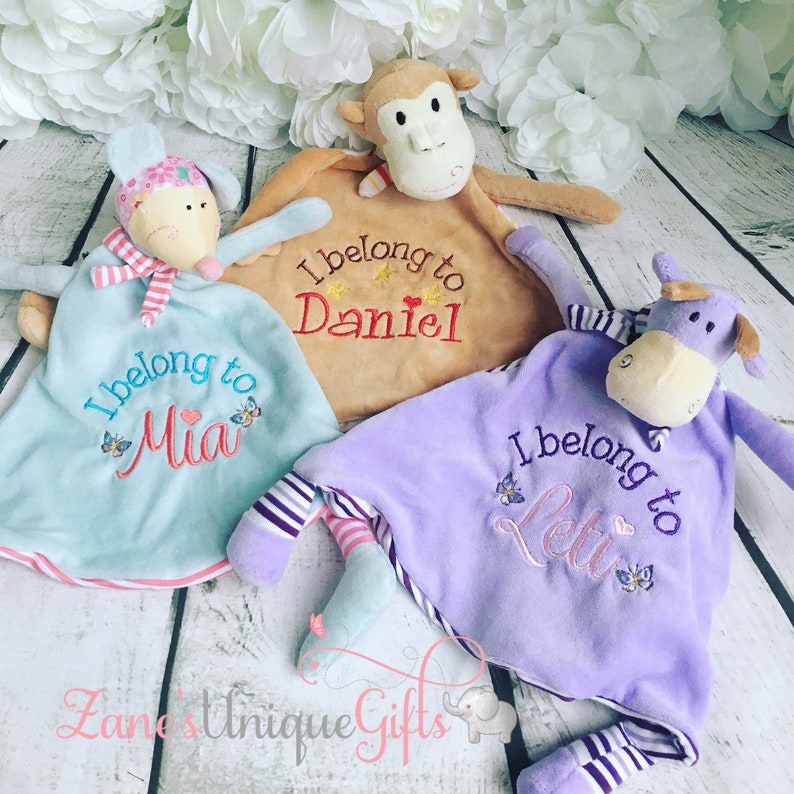 Super Soft Kids Taggy Security Blanket Plush Elephant Comforter Blanket Best Gift For Newborn Toddler Elephant Tag Blanket Toy for Baby