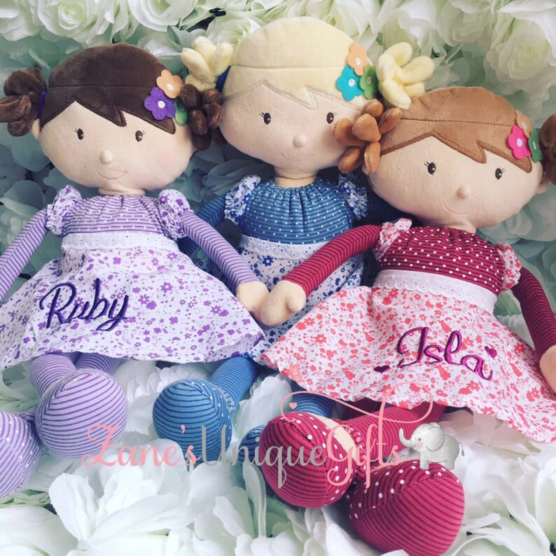 personalised soft doll