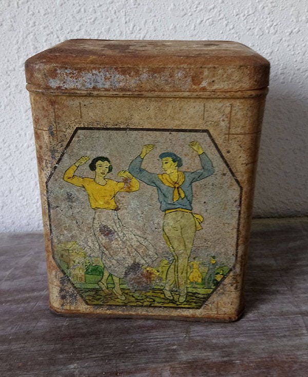 Boîte Ancienne Danseurs