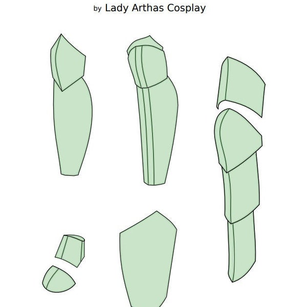 Foam Leg Armour Patterns