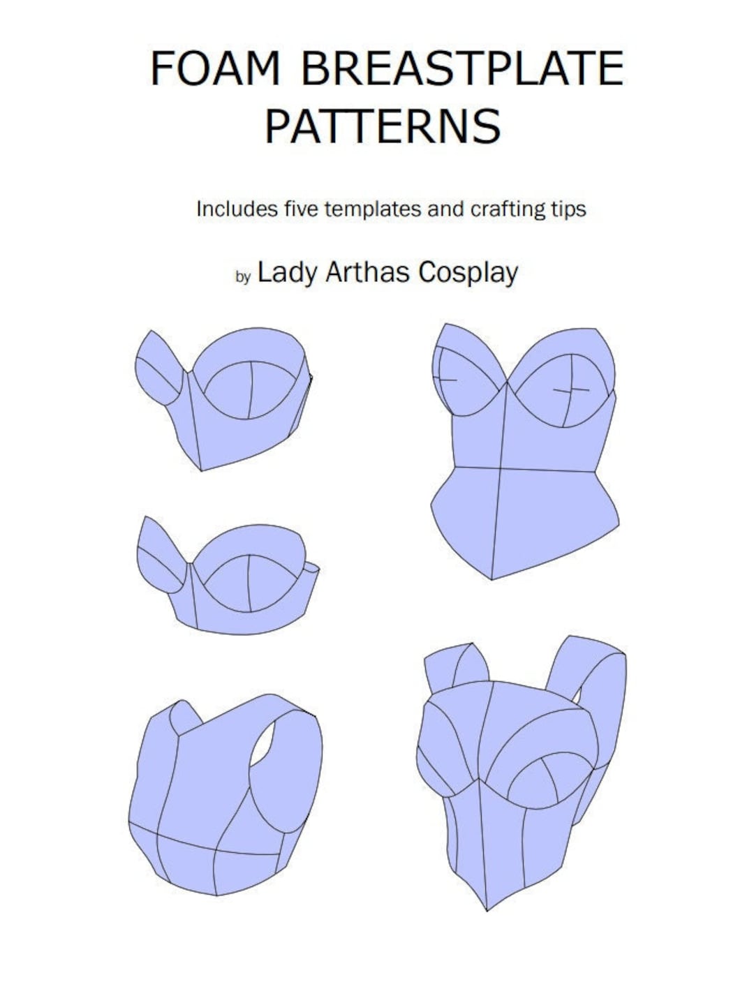 Foam Breastplate Patterns Etsy