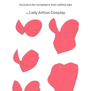 Foam Breastplate Patterns VERSION 3 - for bigger cup size