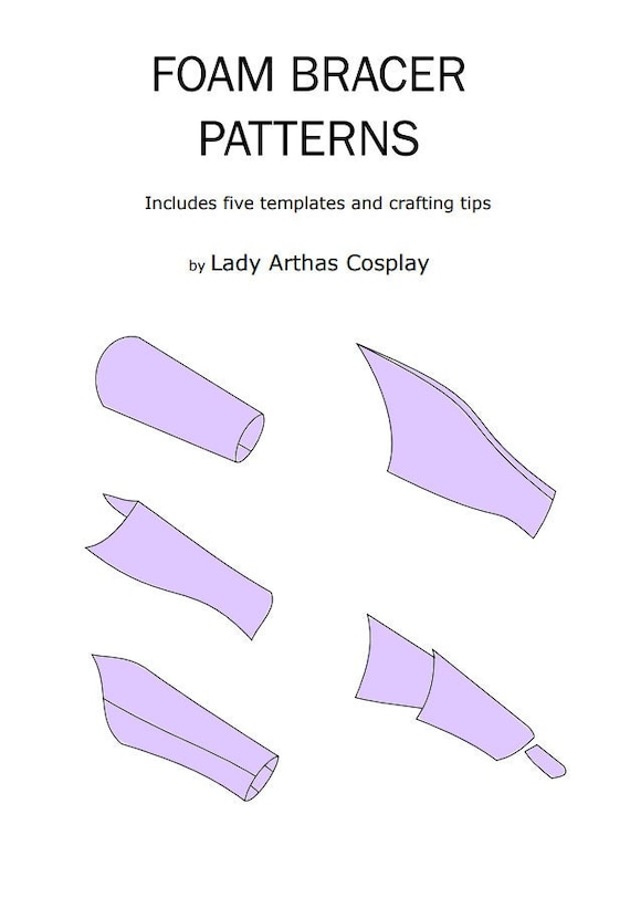 Foam Bracer Patterns Etsy