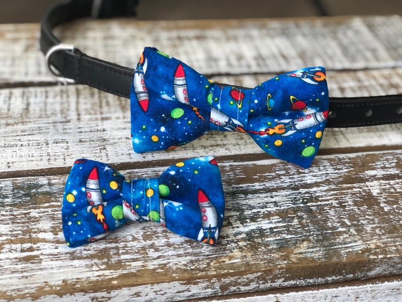 Rocket Ship Space Bow Ties