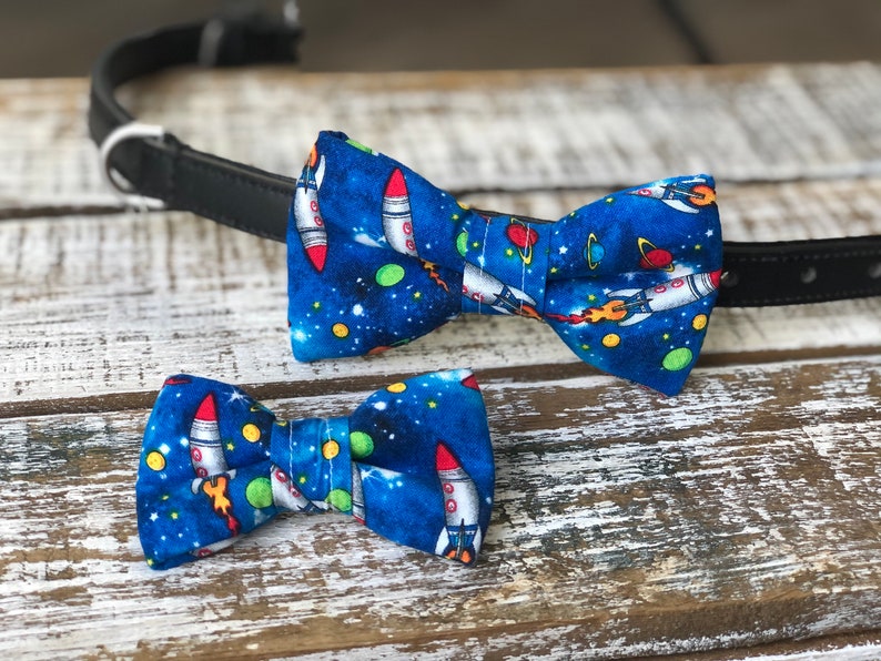 Rocket Ship Space Bow Ties