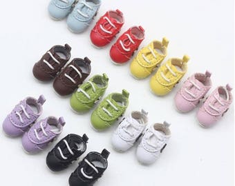 2.3CM Sport Shoes for Blythe Pullip Doll,BJD Doll Shoes Sneakers Outfit for Dolly Bjd 1/8 of Lati Format,Luts Tiny Delf,Irrealdoll,Pukifee