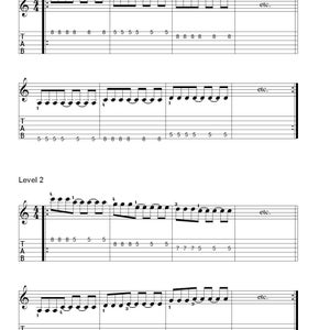 Workshop E-Guitar Pentatonic 1 Edition A Minor / Worksheets PDF image 7