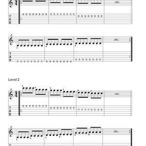 Workshop E-Guitar Pentatonic 1 Edition A Minor / Worksheets PDF image 3