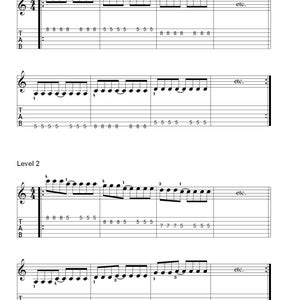 Workshop E-Guitar Pentatonic 1 Edition A Minor / Worksheets PDF image 5