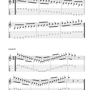 Workshop E-Guitar Pentatonic 1 Edition A Minor / Worksheets PDF image 4