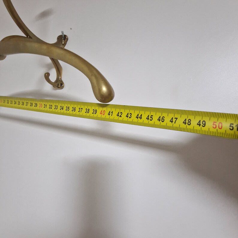 Solid Brass Ocean Liner Coat Hat Rack Wall Mounted Valet Stand Etsy