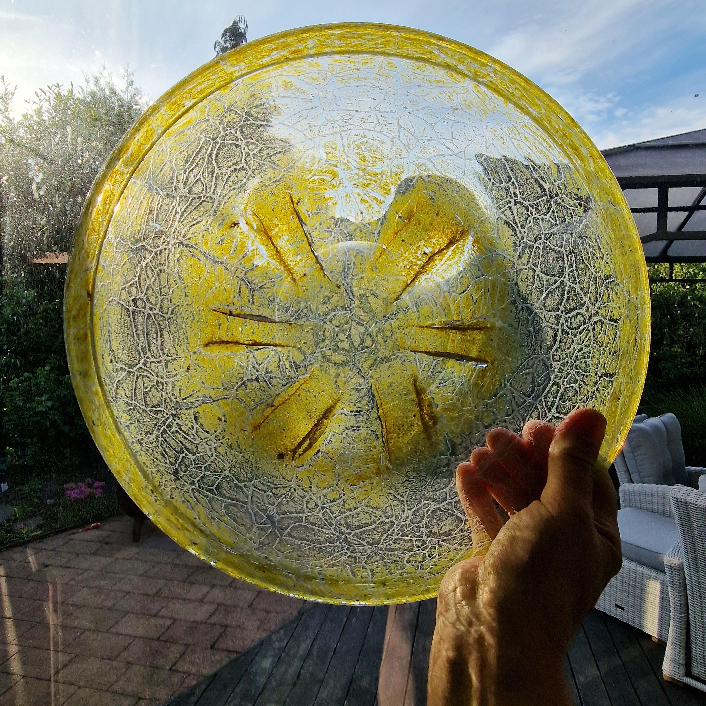 カール・ヴィードマン WMF イコラ ガラスボウル、イエロー アールデコ