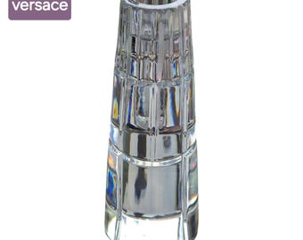 Versace Medusa kristallljusstake, fasettslipad ljusstake