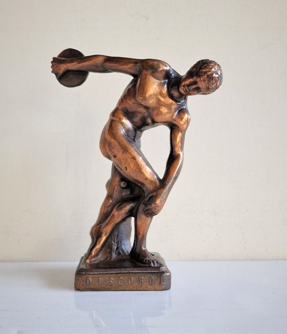 円盤投げ　彫刻　ミュロン作　ディスコボロス　ビンテージ 円盤投げ 彫刻 ミュロン作 ディスコボロス ビンテージ ミュロン