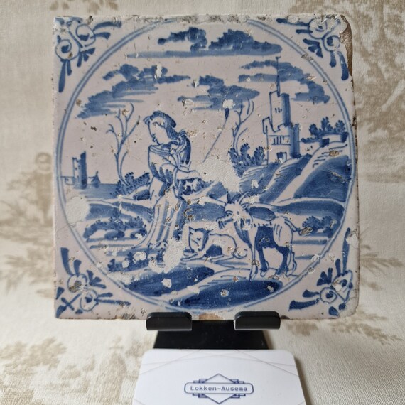 18世紀 オランダ 鉄製風見 / アンティーク1700年代 工芸 子羊 デルフト