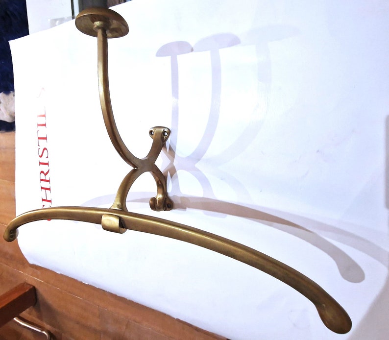 Solid Brass Ocean Liner Coat Hat Rack Wall Mounted Valet Stand Etsy