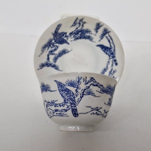 cup and  saucer chinese Xinzhou eggshell porcelain republic period