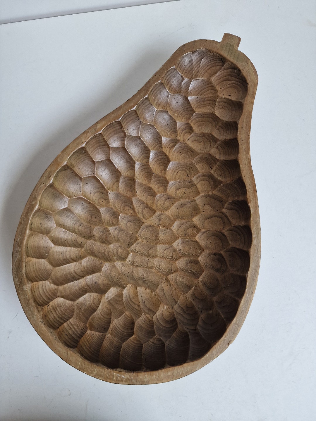 Marrakesh Boho decoratieve fruitschaal, schaal van hout, 20 en 15 cm
