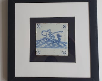 Frame for dutch delft tiles, lijsten frames for 13 x 13 cm tiles.