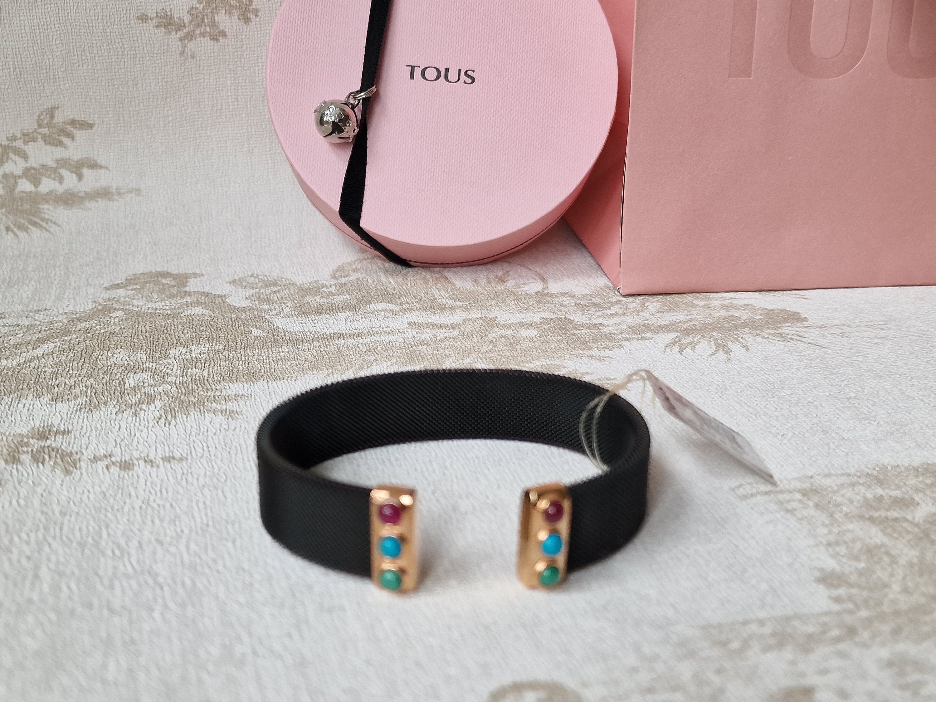 TOUS SUPERPOWER Bracelet 925/1000 Silver 18kt Gold Plated Retired Designer,  Complete With Box and Bag, Tag, Turquoois, Ruby, Malachite - Etsy