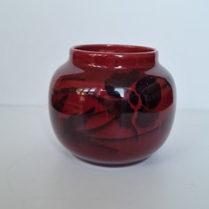 ox blood luster glaze art nouveau Pottery factory St. Lukas, Utrecht Holland, 1920-1930, art nouveau, ox blood red painted antique Dutch