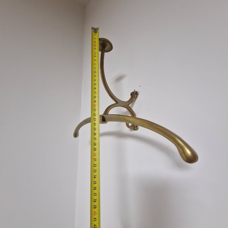 Solid Brass Ocean Liner Coat Hat Rack Wall Mounted Valet Stand Etsy