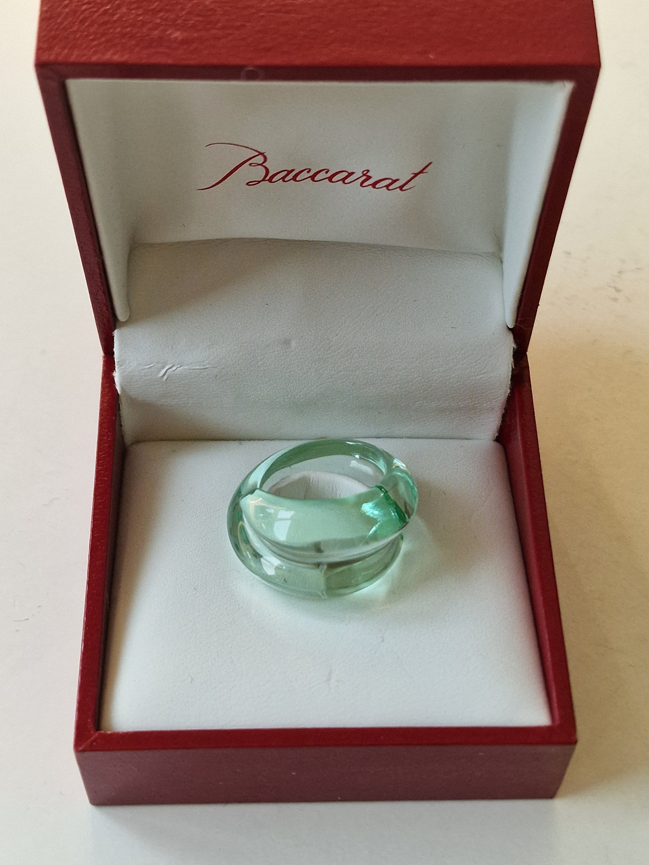Bague cristal baccarat hotsell