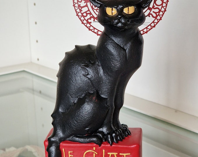 Puzzle 1000 Pièces Chat Noir Steinlen - Art Vintage - Challenge Familial