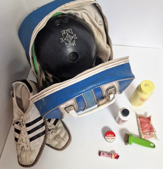 Buy the Vintage Bowling Ball, Shoes & Bag