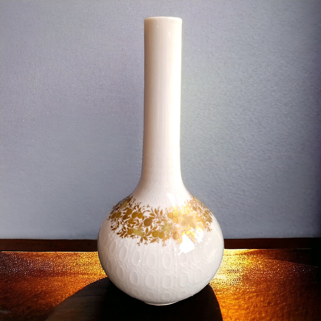 Vintage Rosenthal Studio Line Bjorn Wiinblad White Blue